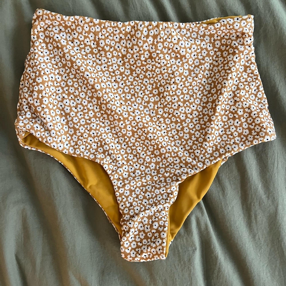 Fella Floral Marco High-Waisted Bikini Bottoms